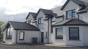 Rear Elevation New Build Private House, Kilmacowen, County Sligo
