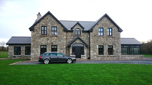 Private House Oxfield - New Build Construction, front elevation 
