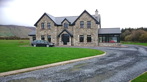 Private House Oxfield - New Build Construction Landscape elevation